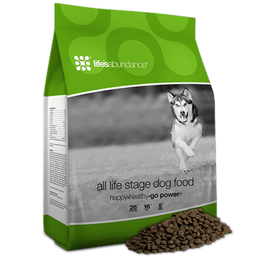 Life's abundance all life stage dog food green bag