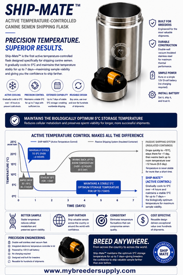 Semen Shipping Canister (Shipmate)
